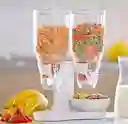 Dispensador Doble De Cereales Y Alimentos Secos Para Cocina