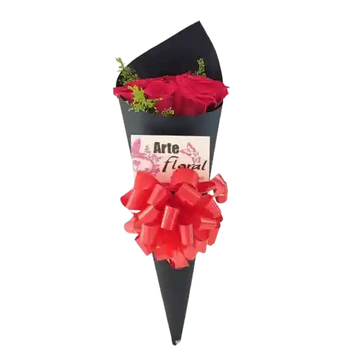 Cono De 12 Rosas