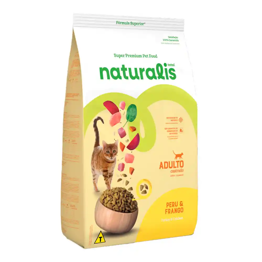 Naturalis Gatos Castrados Frango 7.5kg