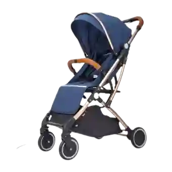 Coche Tipo Maleta Facil Plegable Para Bebe Toldillo Cs-8005d Azul Rey