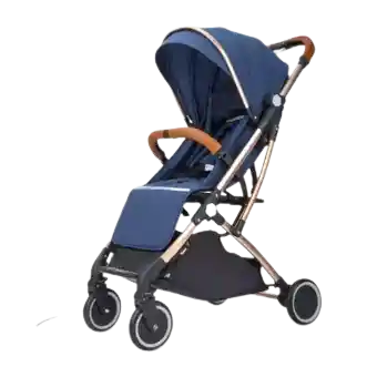 Coche Tipo Maleta Facil Plegable Para Bebe Toldillo Cs-8005d Azul Rey