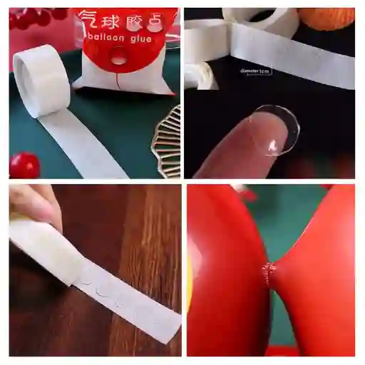 Cinta Puntos Adhesivos Silicona