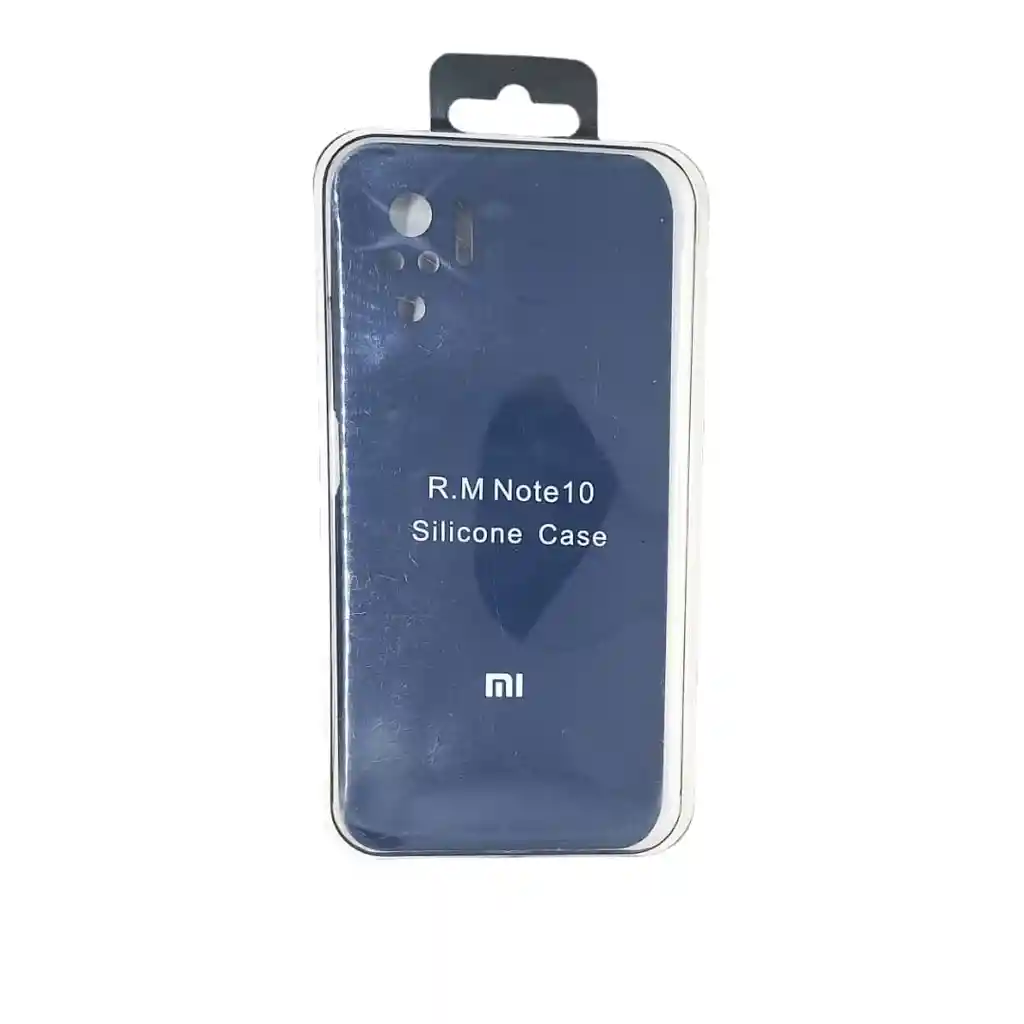 Forro Silicone Case Xiaomi Redmi Note 10 4g Azul Oscuro