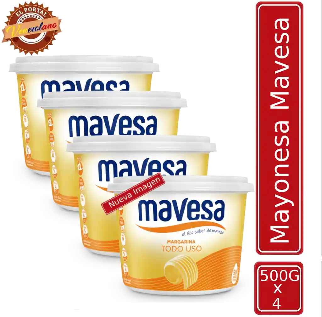 Mantequilla Mavesa 500g X 4
