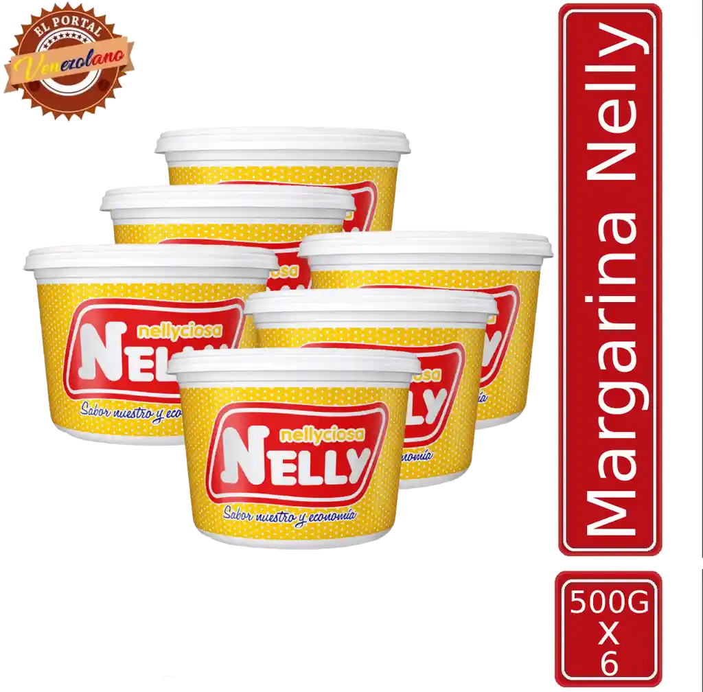 Margarina Nelly 500g X 6