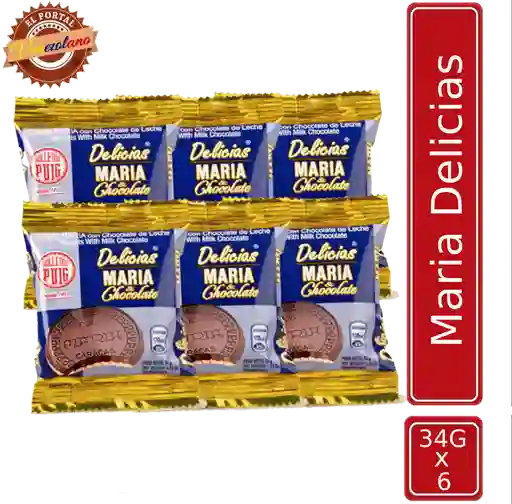 Galletas Maria Delicias X 6