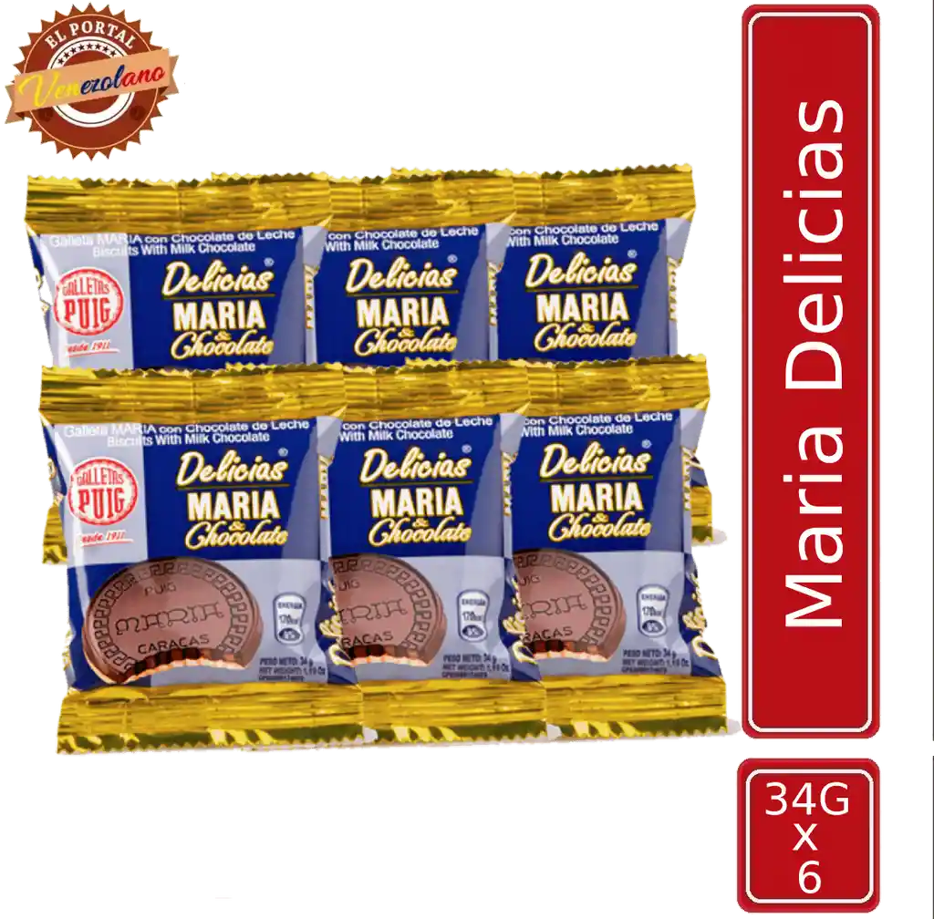 Galletas Maria Delicias X 6