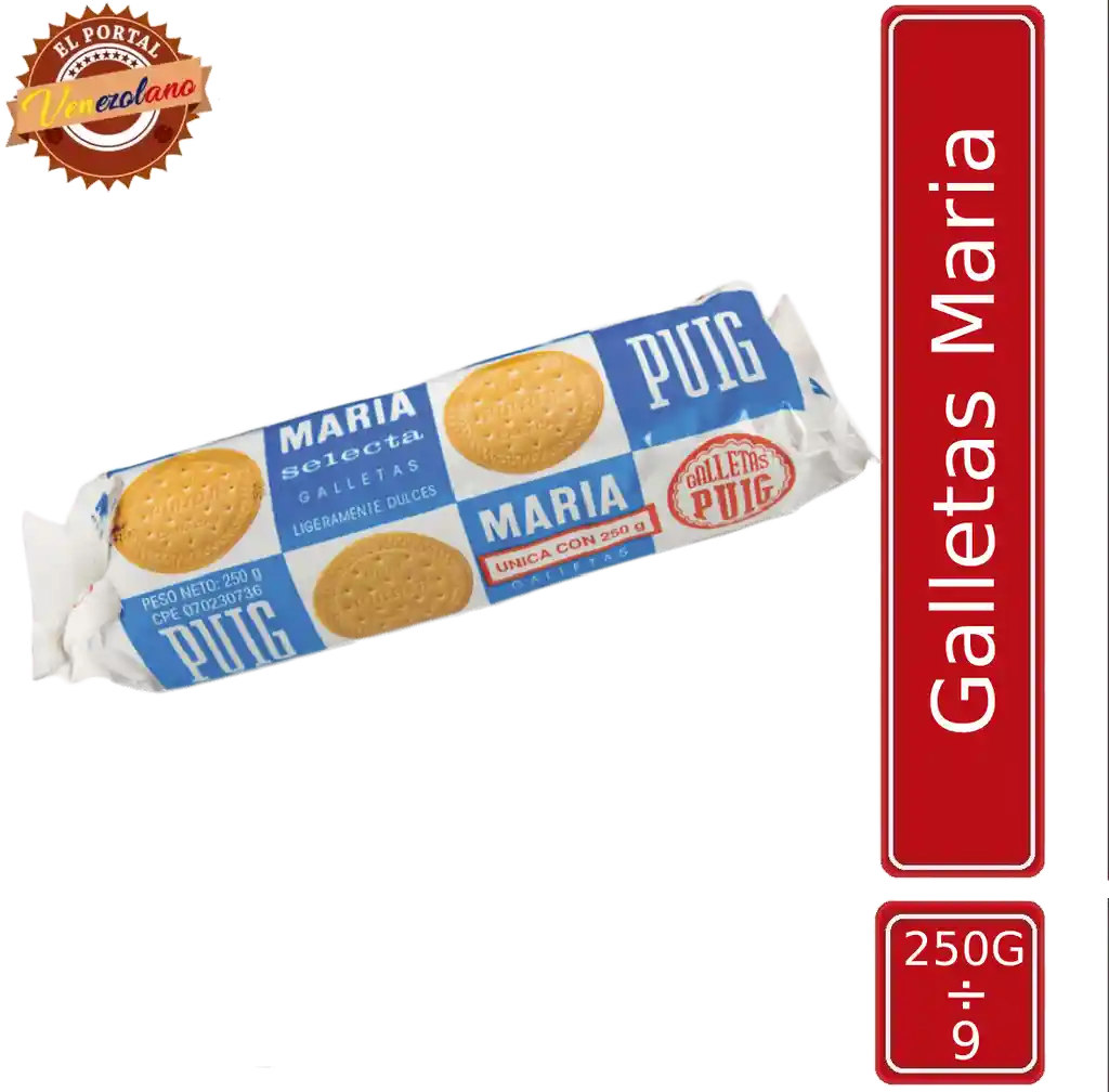 Galletas Maria Puig Venezolana