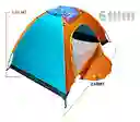 Carpa Camping 6 Personas Acampar 200 Cm X 250 Cm X 150 Cm Aventura