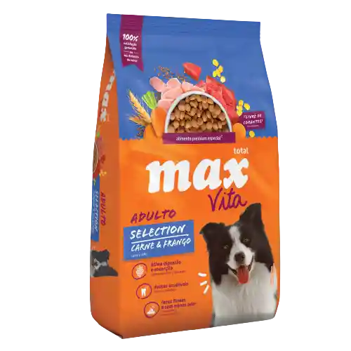 Max Vita Adulto Selection Carne Y Frango X 3 Kg