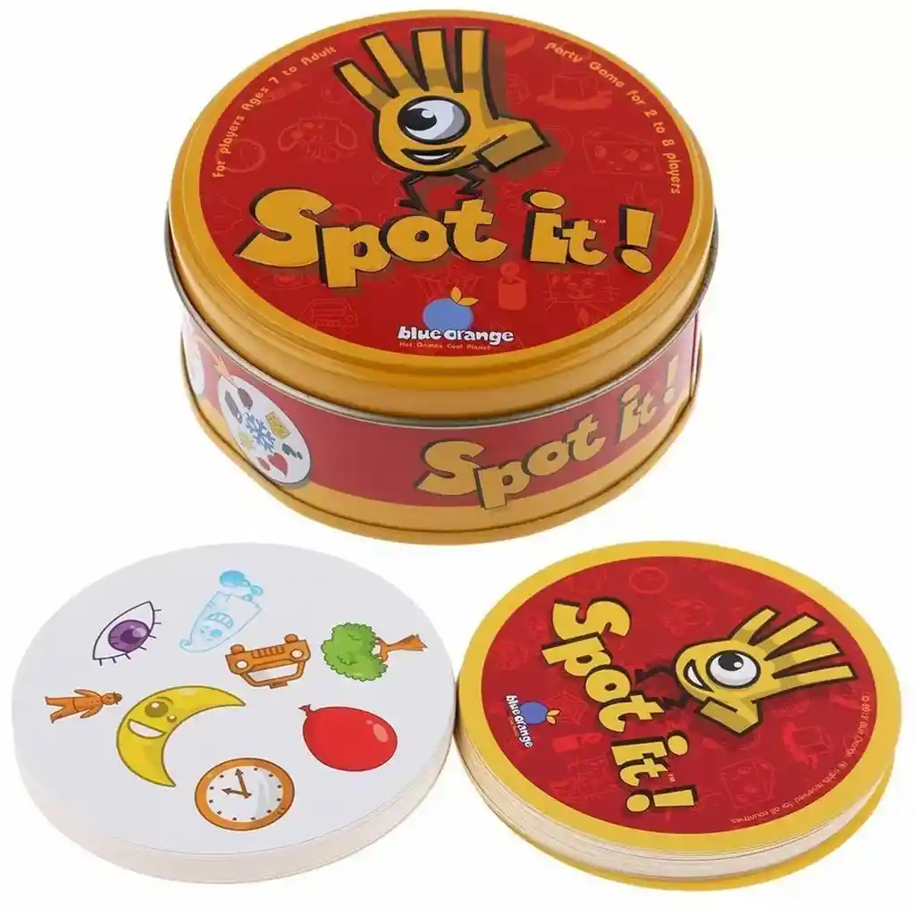 Cartas Spot It! Originales Juego De Mesa Didáctico Concéntrese Agilízate Mental