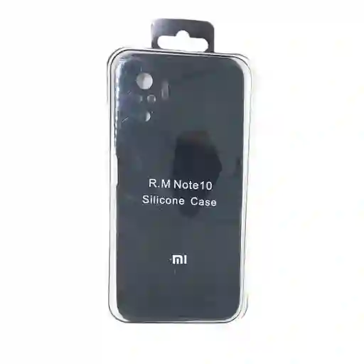 Forro Silicone Case Xiaomi Redmi Note 10 4g Negro