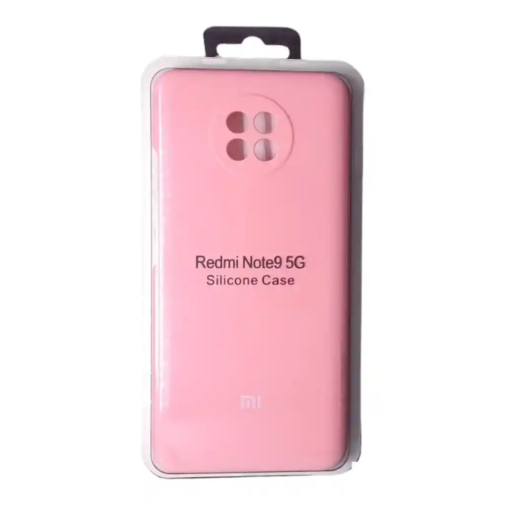 Forro Silicone Case Xioami Redmi Note 9 5g Rosado