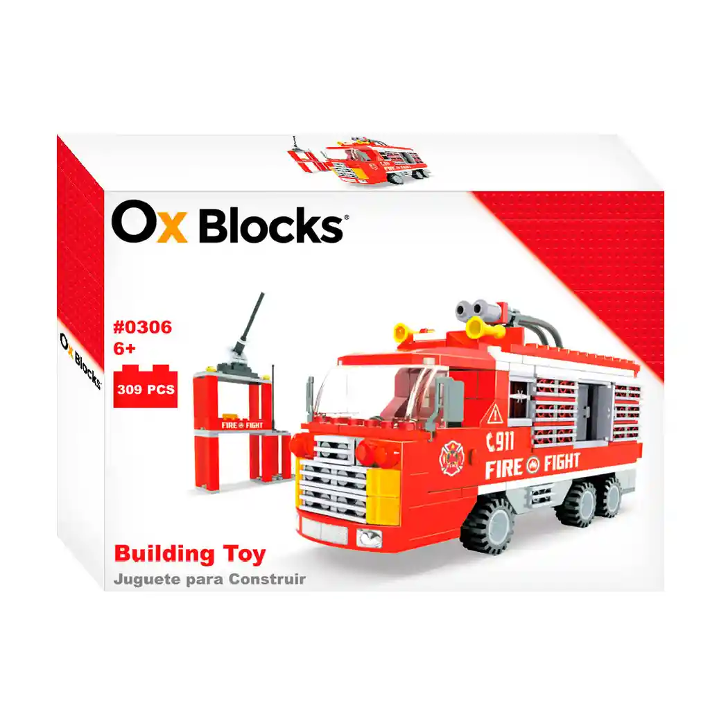 Ox Rescue Squad - Juguete Para Construir Ox Blocks 0306