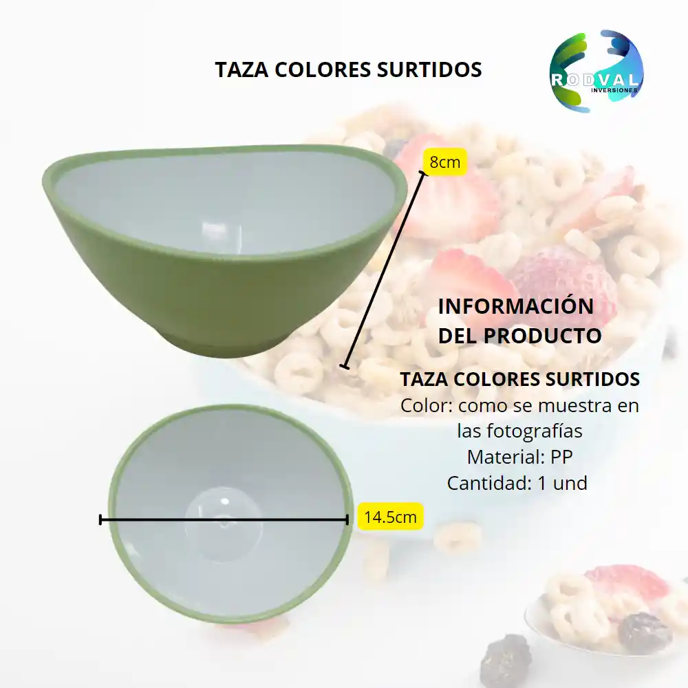 Taza Colores Surtidos W101(h11-2) Isp