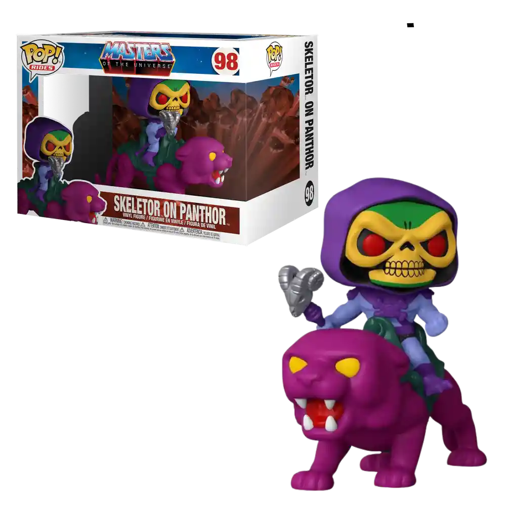 Skeletor On Panthor Funko Pop Masters Of The Universe 98