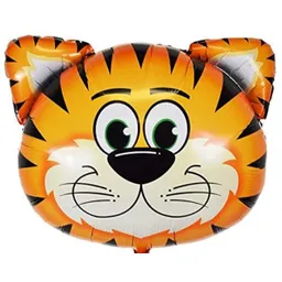 Globo Metalizado Jumbo Tigre Sin Inflar