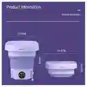 Lavadora Portátil Mini De 8 Litros, Secadora Giratoria Color Verde