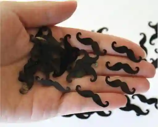 Confeti De Mesa Bigotes