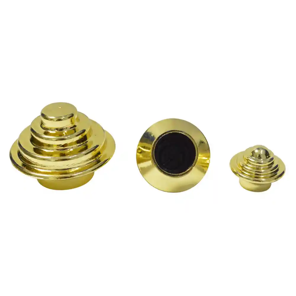 Accesorio Cortinero Termiinal Dorado Escalera 1/2 (140101