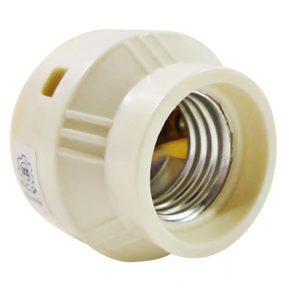 Socket Baquelita 2 Piezas Blanco (bk-1561