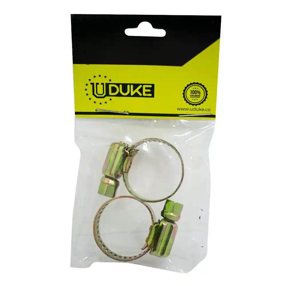 Abrazadera 1/2 Amarilla Pqt X 2 Uduke
