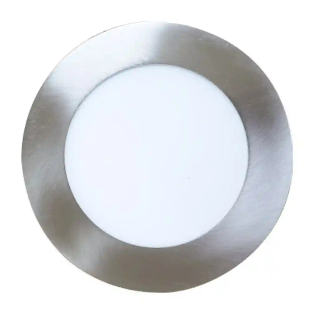 Panel Led 6w Redondo Incrustar Satinado Luz Dia Uduke (ht80358a)