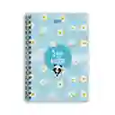 Cuaderno 105 Argollado Tapa Dura Femenino Cuadriculado