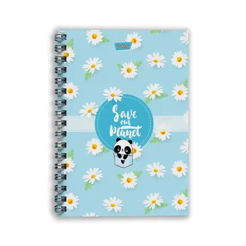 Cuaderno 105 Argollado Tapa Dura Femenino Cuadriculado