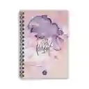 Cuaderno 105 Argollado Tapa Dura Femenino Cuadriculado