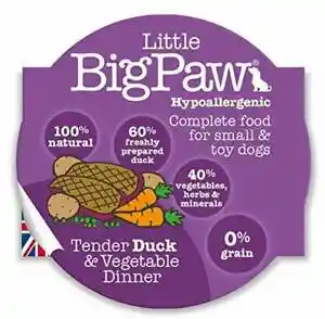 Little Big Paw De Pato Y Verduras Perro Adulto 150 Gr