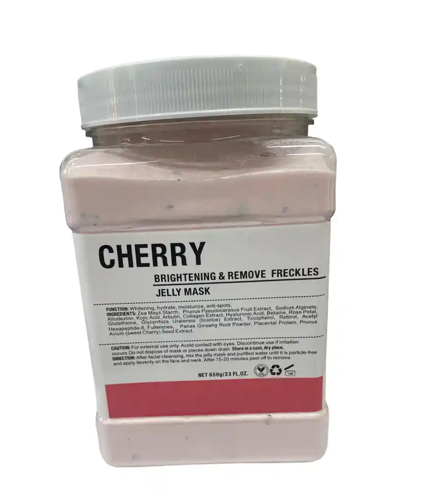 Mascarilla Hidroplastica 650 Gr Cherry