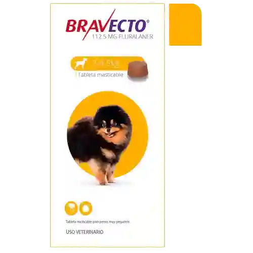 Bravecto 2 - 4.5 Kg (amarillo)
