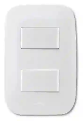Interruptor Doble Blanco Galica 2 Legrand