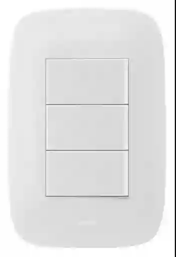 Interruptor Triple Blanco Galica 2 Legrand