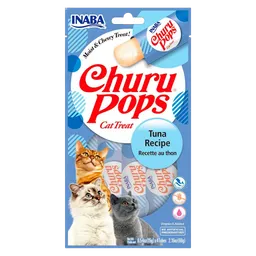 Inaba Cat Snack Churu Pops 4 Piezas - Tuna - Atun 60 Gr