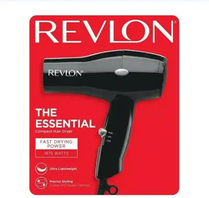 Secador De Pelo Revlon 1875w Ligero Y Compacto Favorito 135000 Pesos $