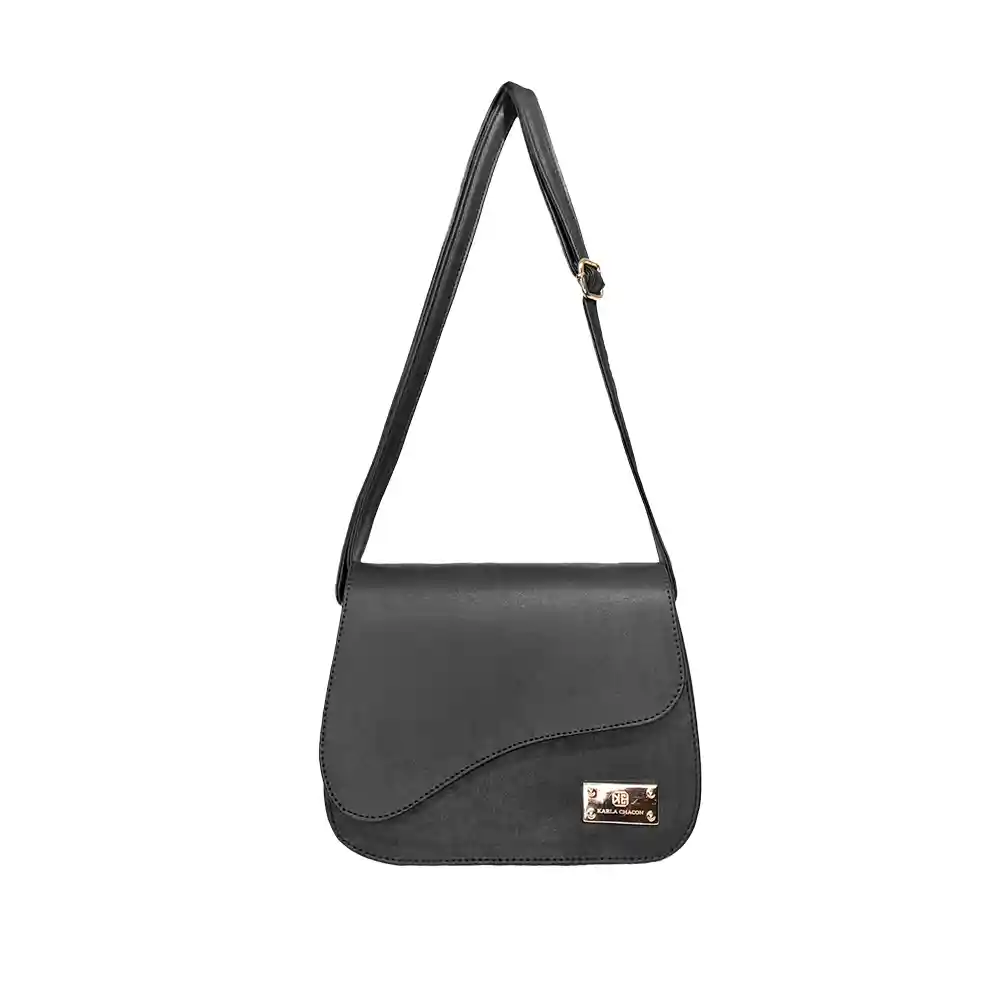 Bolso Manos Libres De Dama Mujer Karla Chacon Laud Negro