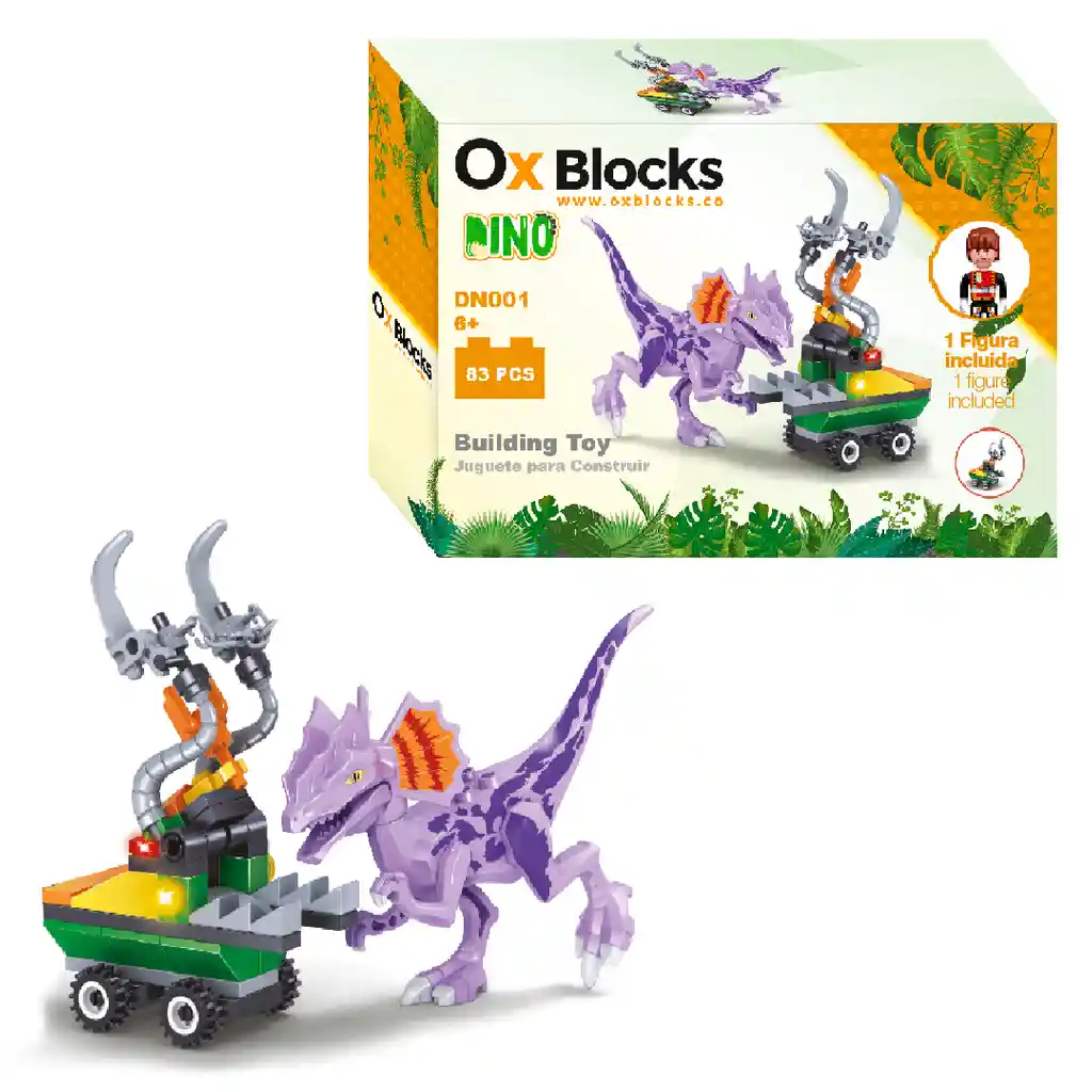 Ox Dino - Juguete Para Construir 83 Piezas