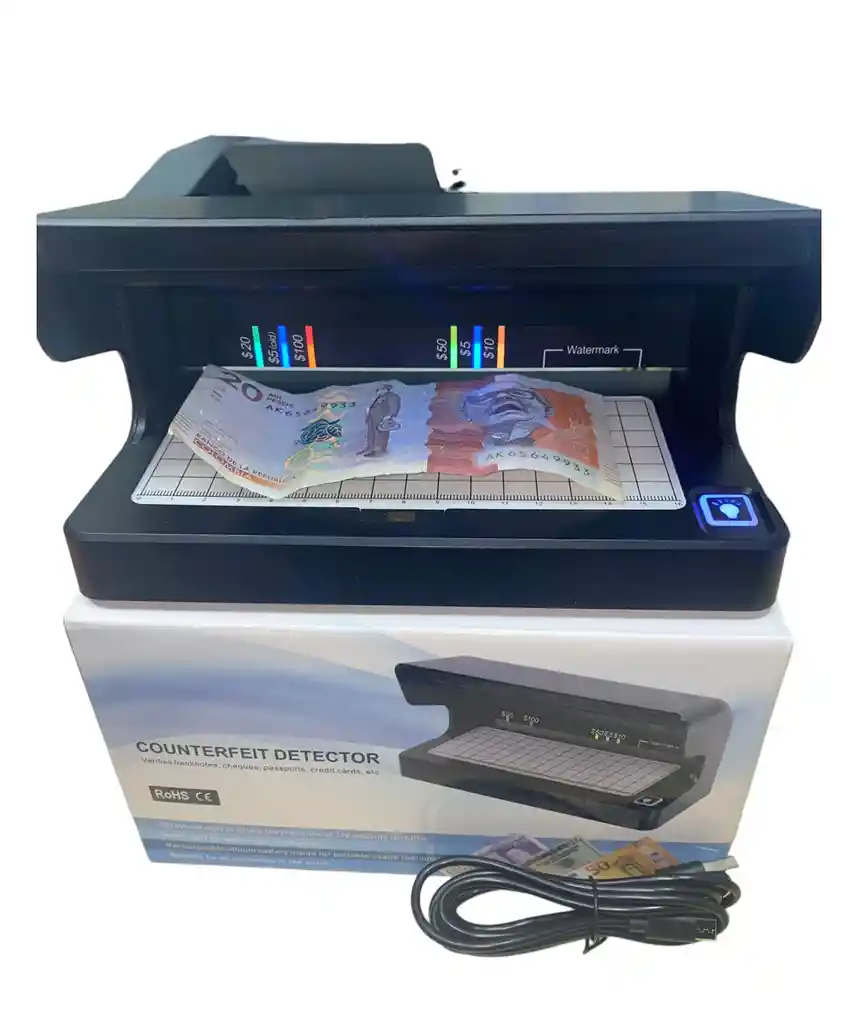 Probador Detector Billetes Falso Luz Uv Recargable