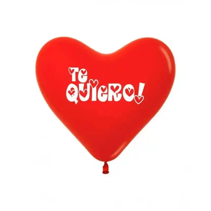 Bomba Globo Corazón Te Quiero X12 Serpentex