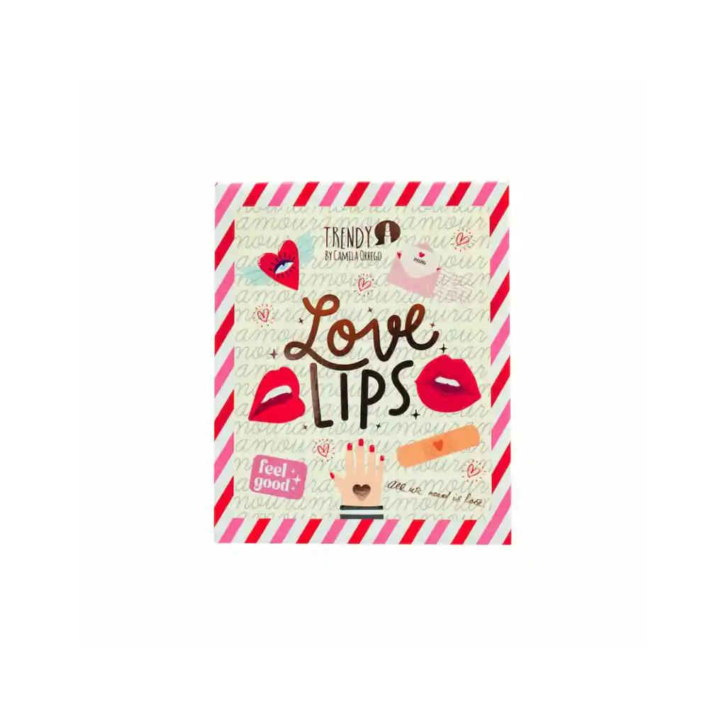  Kit X 12 Delineadores De Labios Love Lips TRENDY 