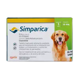 Simparica 80 Mg Caja 1 Tableta