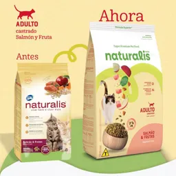 Naturalis Gatos Castrado Salmon Y Frutas Naturalis Gato 7.5 Kg