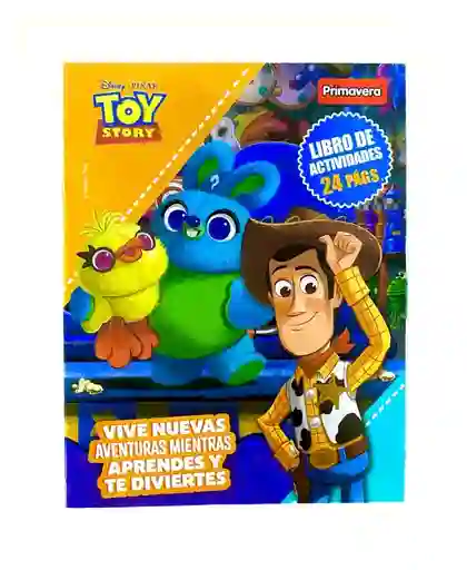 Libro De Actividades Y Colorear Toy Story 24 Paginas Primavera