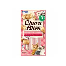 Churu Bites Chicken Wraps Tuna Salmon 3 Unds 10 G