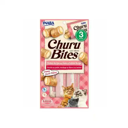 Churu Bites Chicken Wraps Tuna Salmon 3 Unds 10 G