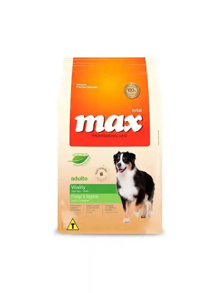 Max Professional Line Vitality Adulto Frango Y Vegetales 15kg