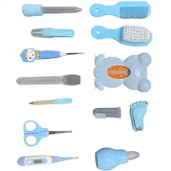 Kit De Aseo Completo Y Cuidado Personal 14 Piezas Azul