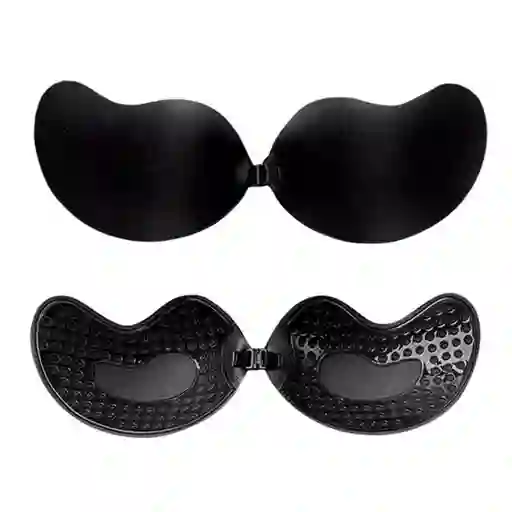 Brasier Invisible Negro Con Broche Adhesivo Talla C Bacless Invisible Bra